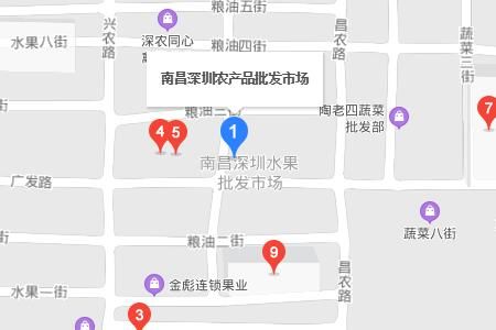 南昌深圳农产品批发市场详细地址及营业时间