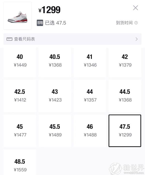 AJ3红雀什么时候发售的？货量大吗？