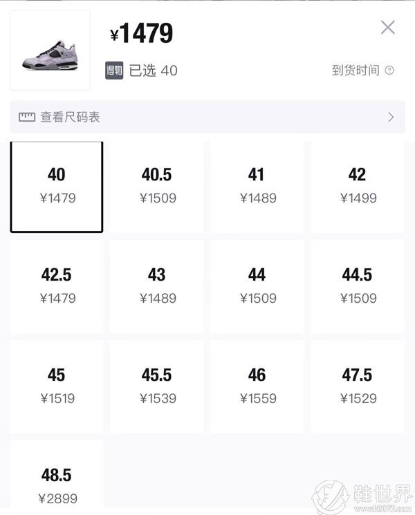 AJ4禅师星空发售时间及价格