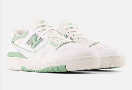 New Balance 550全新配色 “Mint Green” 谍照